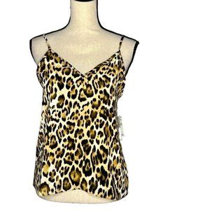 Abound Animal Print V-Neck Sleeveless Camisole Tank Top Women's Size X-Small XS